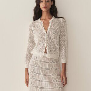 DOEN Diane Cardigan - Ivory